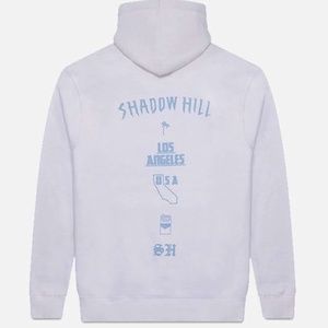 NWOT SHADOW HILL - REVERSE OVERSIZED MERCH HOODIE (CAROLINA BLUE)